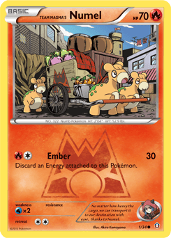 Team Magma's Numel #1