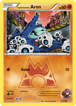 Team Magma's Aron #12