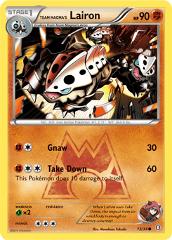 Team Magma's Lairon #13