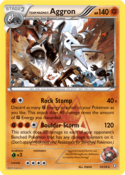 Team Magma's Aggron #14
