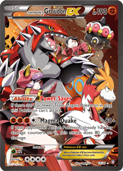 Team Magma's Groudon-EX #15