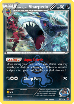Team Aqua's Sharpedo #21