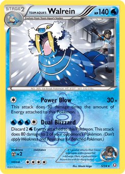 Team Aqua's Walrein #5