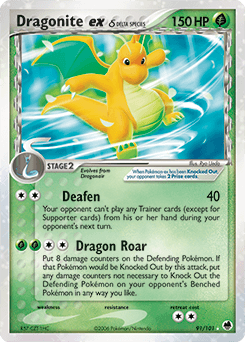 Dragonite ex δ #91
