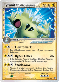 Tyranitar ex δ #99