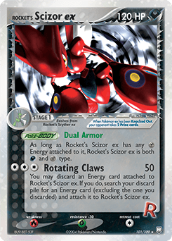 Rocket's Scizor ex #101