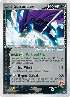 Rocket's Suicune ex #105