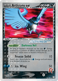 Rocket's Articuno ex #96