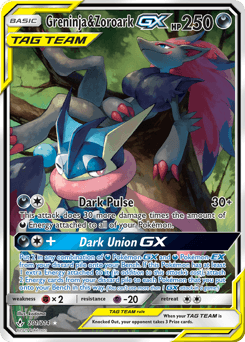 Greninja & Zoroark-GX #201