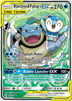 Blastoise & Piplup-GX #215