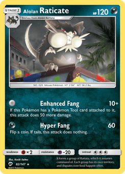 Alolan Raticate #82