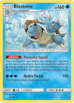 Blastoise #25