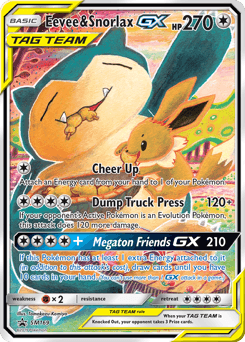 Eevee & Snorlax-GX #SM169