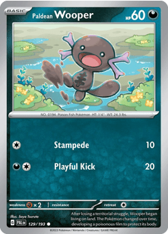 Paldean Wooper #129