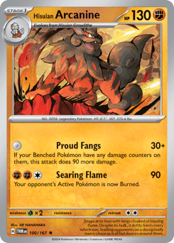 Hisuian Arcanine #100