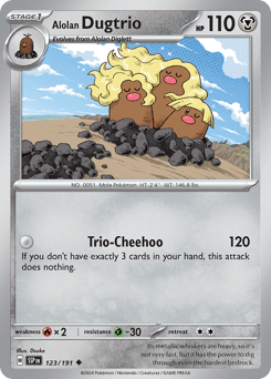 Alolan Dugtrio #123