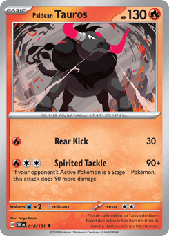 Paldean Tauros #18