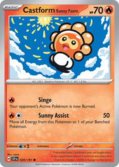 Castform Sunny Form #20