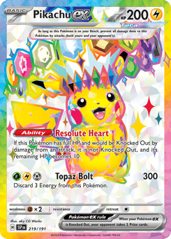 Pikachu ex #219