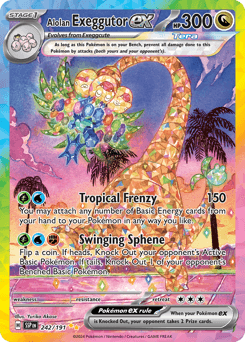 Alolan Exeggutor ex #242
