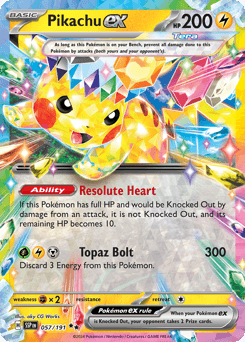 Pikachu ex #57