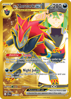 N's Zoroark ex #189