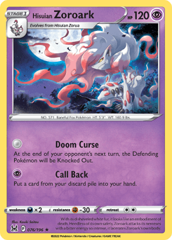 Hisuian Zoroark #76