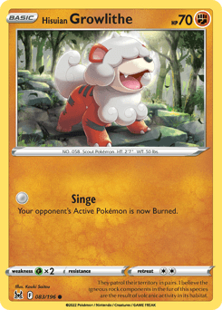 Hisuian Growlithe #83