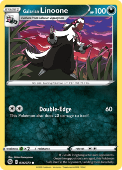 Galarian Linoone #36