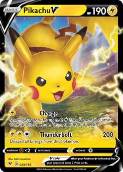 Pikachu V #43