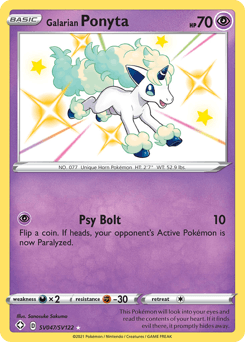 Galarian Ponyta #SV047