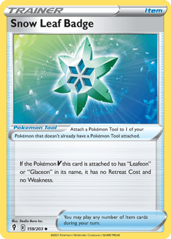 Snow Leaf Badge #159